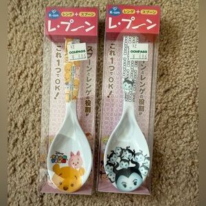 NWT Vintage Japan Disney Store Tsum Tsum spoons (Set of 2)